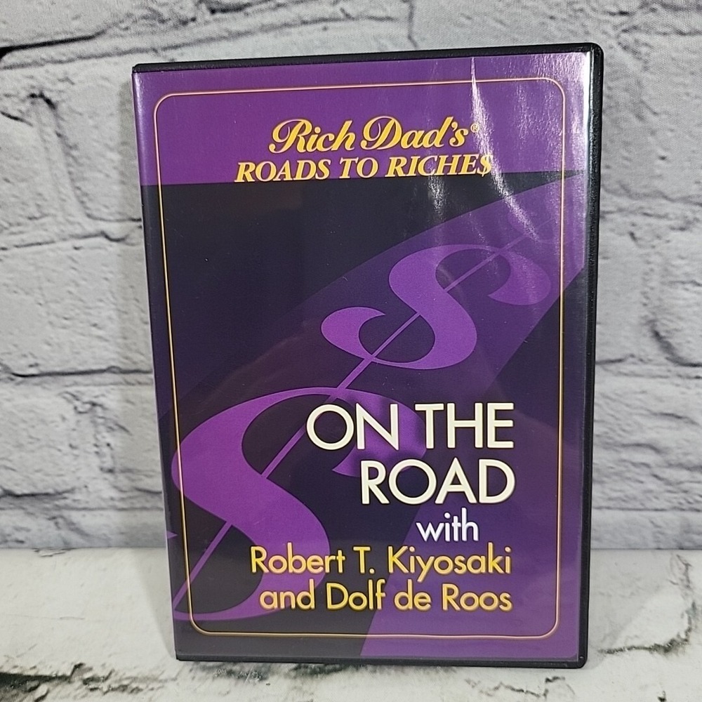 Rich Dad's "Roads to Riches" DVD On The Road With Robert Kiyosaki 5 Discs